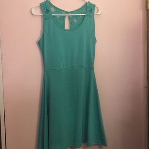 Teal “skater” dress
